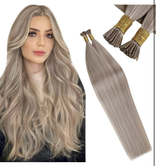 26" 100% Human itip Hair Extensions
